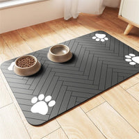 Water-absorbing quick-drying mat