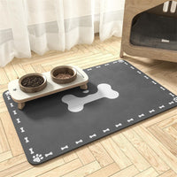 Water-absorbing quick-drying mat