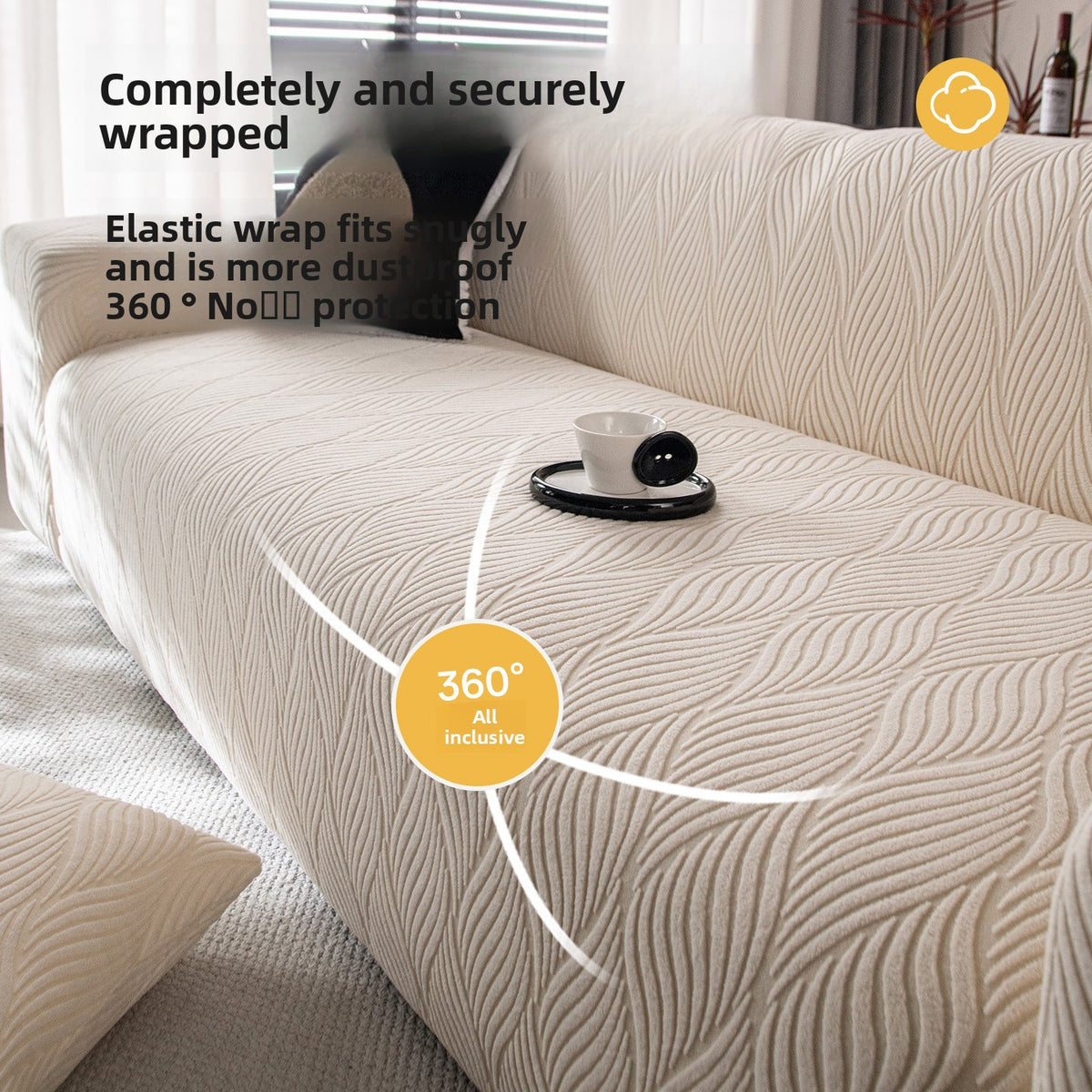 All-inclusive sofa cover set